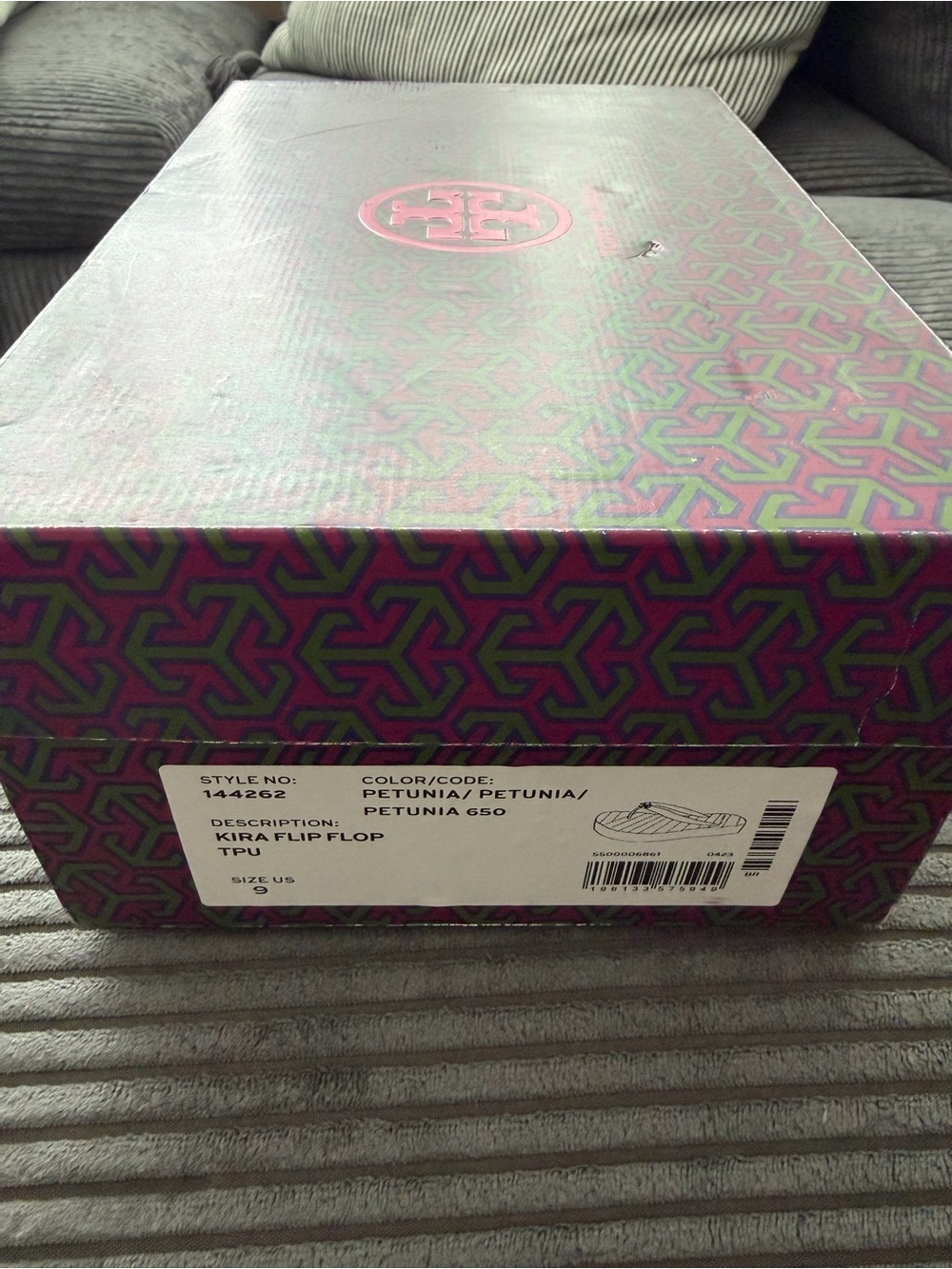 Tory Burch Women's Kira Flip-Flops Size 9 - Picture 3 of 4
